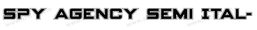Spy Agency Semi Ital字体转换